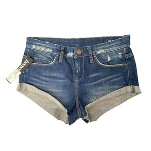 Blank NYC Jean Shorts “Twerk” Denim Size 26 = 4 nyc Cutoffs Cut Offs New NWT